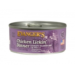 EVANGER'S Chicken Lickin Dinner mokra karma z kurczaka dla kotów 156g